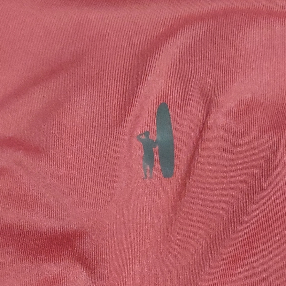 Fast Selling Brand. Great Quarter Zip In Coral By Johnnie - O! Size L